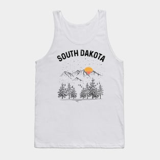 South Dakota State Vintage Retro Tank Top